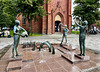 Der Neptun-Brunnen in Warnemünde