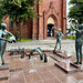 Der Neptun-Brunnen in Warnemünde