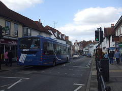 Arriva GN07 AVF in Great Dunmow - 26 Sep 2015 (DSCF1852)