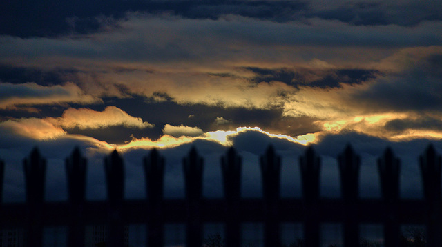 Sunset Fence 2