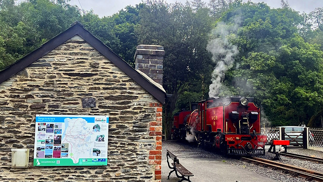 Vale of Rheidol Railway at Devils Bridge