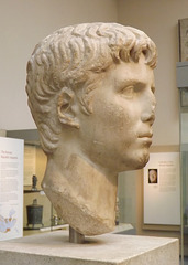 Marble Head of Gaius Caesar in the British Museum, April 2013