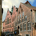 Giebelseite des Kranen-Konvent vor der Ernestinenschule in Lübeck