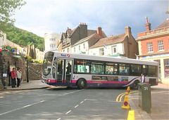 First Midlands West 66978 (KX05 MHE) in Great Malvern - 4 Jun 2012 (DSCN8240)