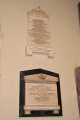 Pease and Thompson Memorials, St Mary's Church, Lowgate, Hull
