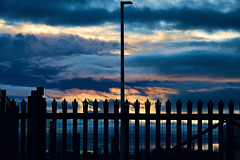 Sunset Fence 1