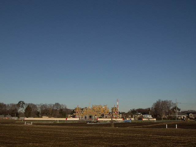 Golden temple under the blue sky