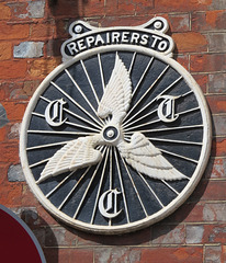 cycle touring club sign, wantage