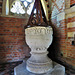 leckhampstead c19 church, berks, font bowl c12 (2)