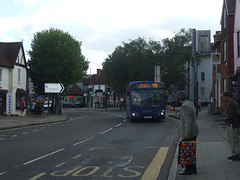 Arriva GN07 AVF in Great Dunmow - 26 Sep 2015 (DSCF1848)