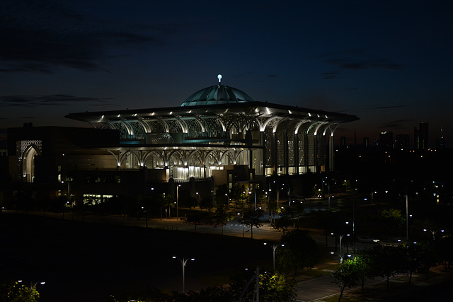 The Iron Mosque at Night