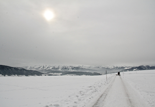 Aussicht von Sulzberg in Vorarlberg