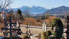 Samerberg, Blick bis zum Wendelstein