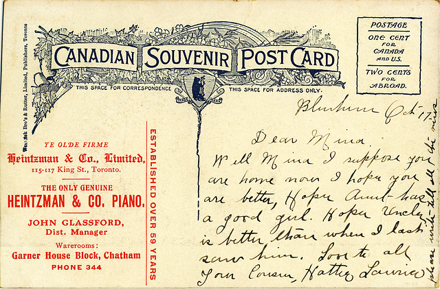 5971R. The Cottages - Rondeau, Can. [reverse]