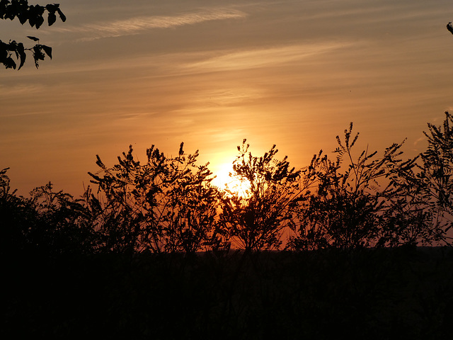 Sonnenuntergang am 19.09.2018