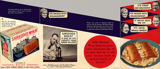 Nabisco Shredded Wheat Promo, c1930