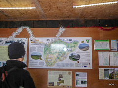 Signage in the Halfway Hut of the Dava Way