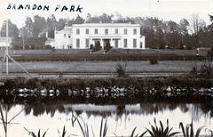 Brandon Park, Suffolk, from a c1905 postcard