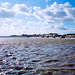 Looking along South Beach from South Pier, Lowestoft Looking south towards Southwold from near Eastern Marshes (Scan from October 1998)