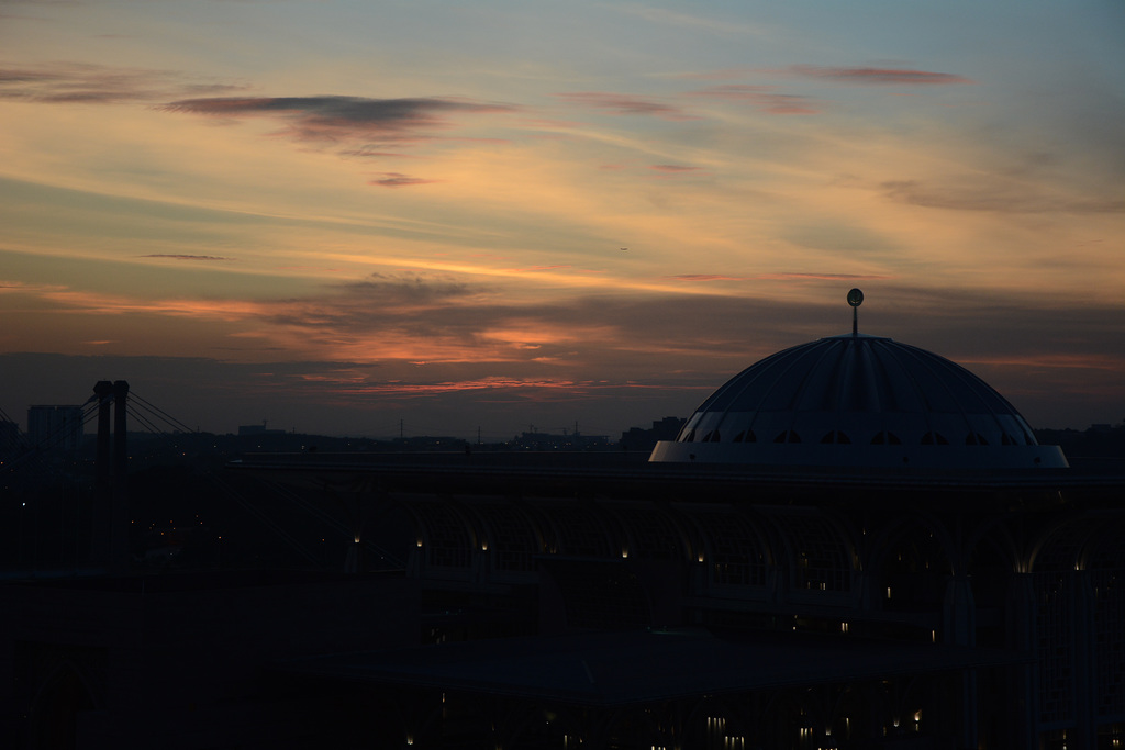 Sunset over the Iron Mosque