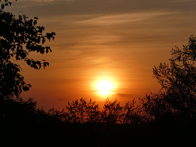 Sonnenuntergang am 19.09.2018