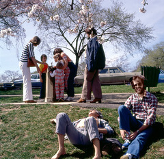 Drinking fountain in Washington  April 1978