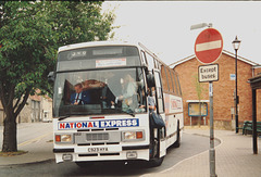 North Devon 2225 (C923 HYA) in Mildenhall - 1 July 1993 (199-21)