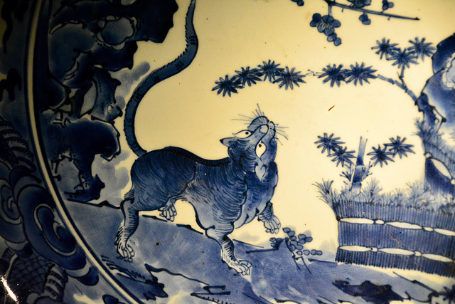 Middelburg 2017 – Zeeuws Museum – Tiger on Japanese plate