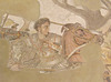 Detail of the Alexander Mosaic in the Naples Archaeological Museum, July 2012