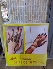 Taytmatine henna art