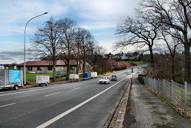 Überruhrstraße (Essen-Überruhr) / 10.02.2024