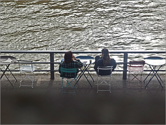 La Seine à Paris : elle roucoule, coule, coule...