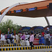 Farmers' protest blocking the toll