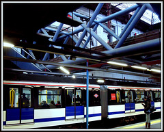 Principe Pío metro and mainline station, Madrid.