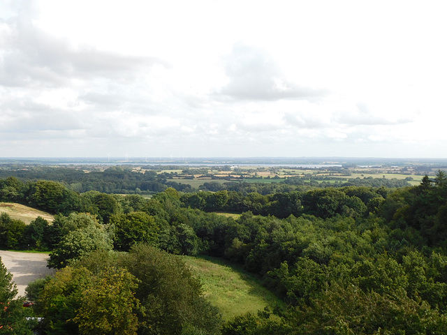 Blick vom Aussichtsturm auf dem Aschberg