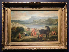 Ovid Among the Scythians by Delacroix in the Metropolitan Museum of Art, January 2019