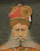 Detail of Maharaja Sardar Singh of Bikaner in the Metropolitan Museum of Art, August 2019