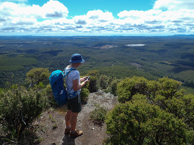 St Valentine's Peak - a view from the top