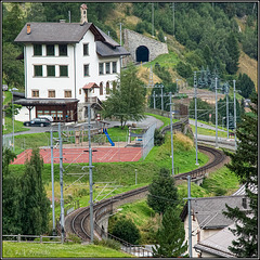 Eisenbahnromantik in Susch