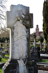 calvert memorial, st marylebone cemetery ,east finchley, london