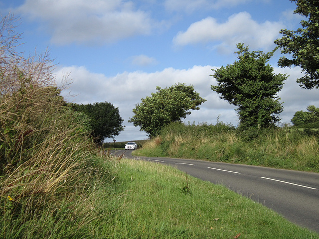 The road at the top of my road, towards Westward Ho!