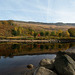 An Autumn view of Dove Stone reservoir