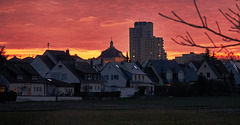 Abendstimmung Schloss Ludwigsburg