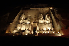 Ramasses II Temple At Night