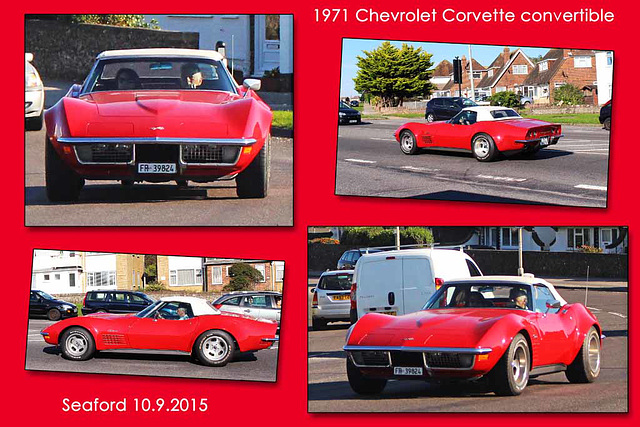 1971 Chevrolet Corvette convertible - Seaford - 10.9.2015