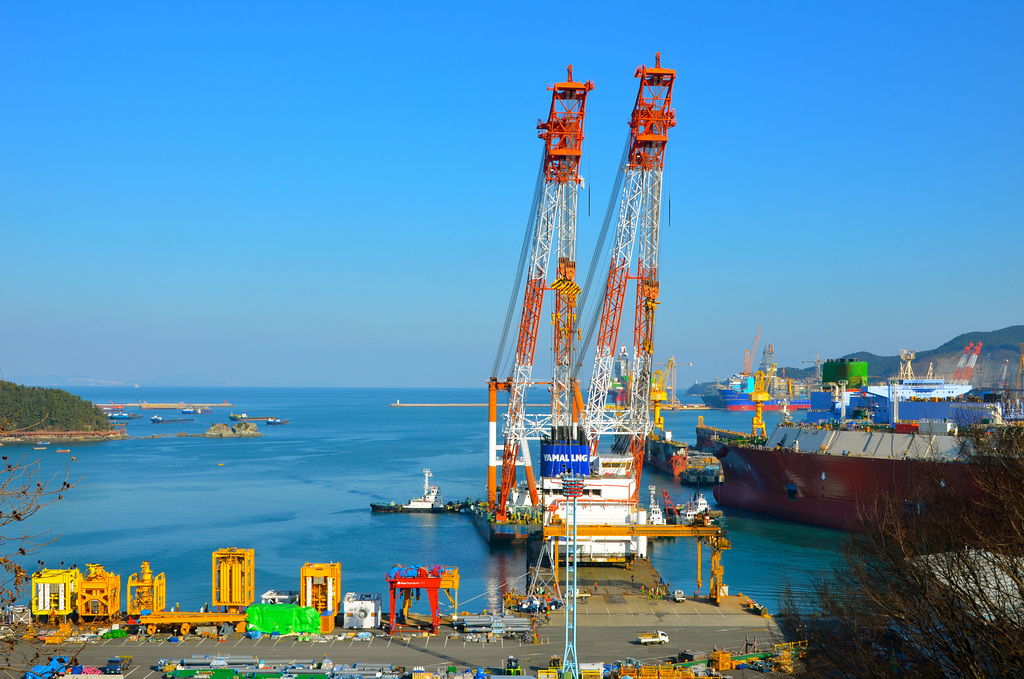 DSME heavy lift crane