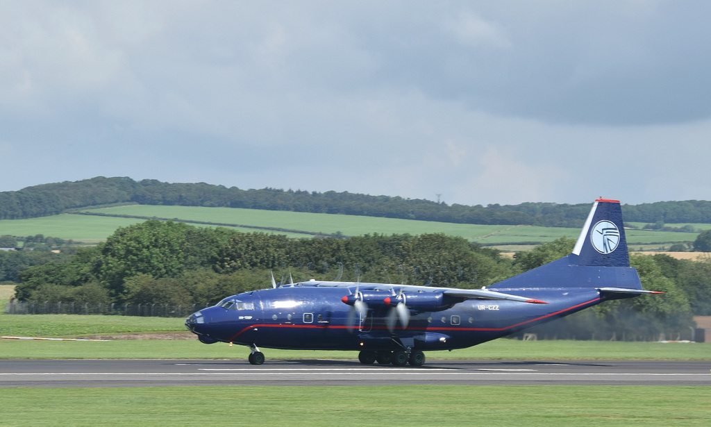 UR-CZZ departing from Prestwick (2) - 1 August 2019