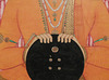 Detail of Maharaja Sardar Singh of Bikaner in the Metropolitan Museum of Art, September 2019