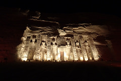Nefertari Temple At Night