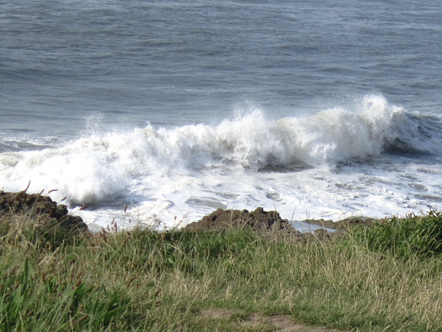 Some of the waves were tidy and crashed elegantly
